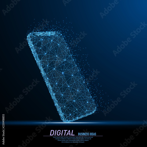 Polygonal light smartphone