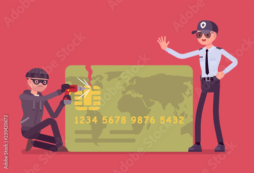Credit card hacking crime