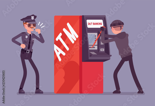 ATM hacking crime