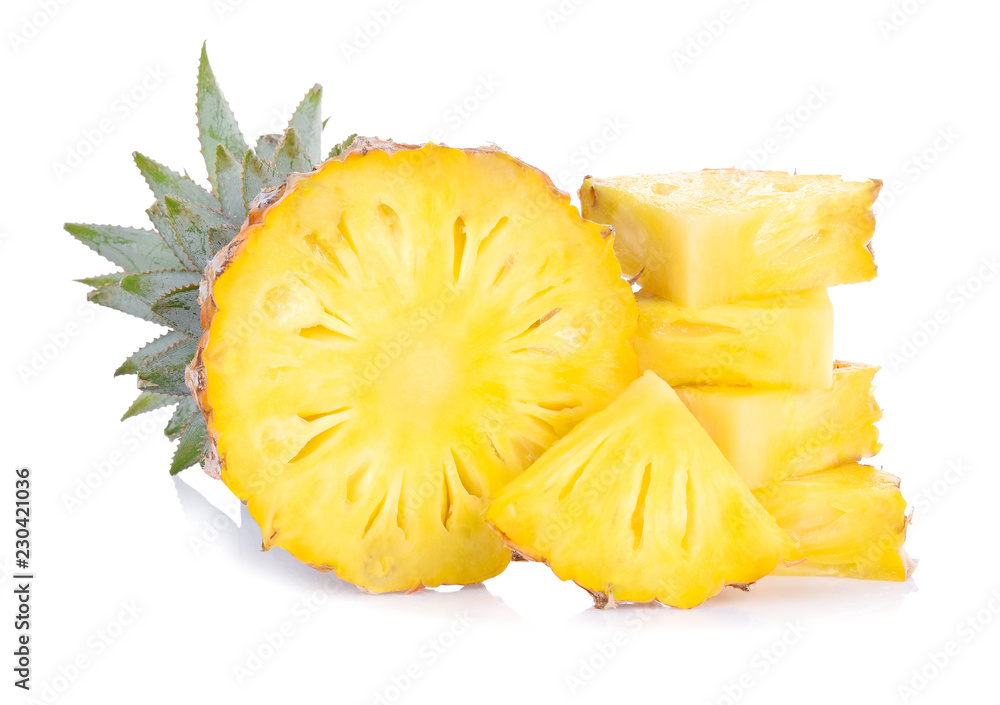 Pineapple isolated on white background Pineapple isolated on white background