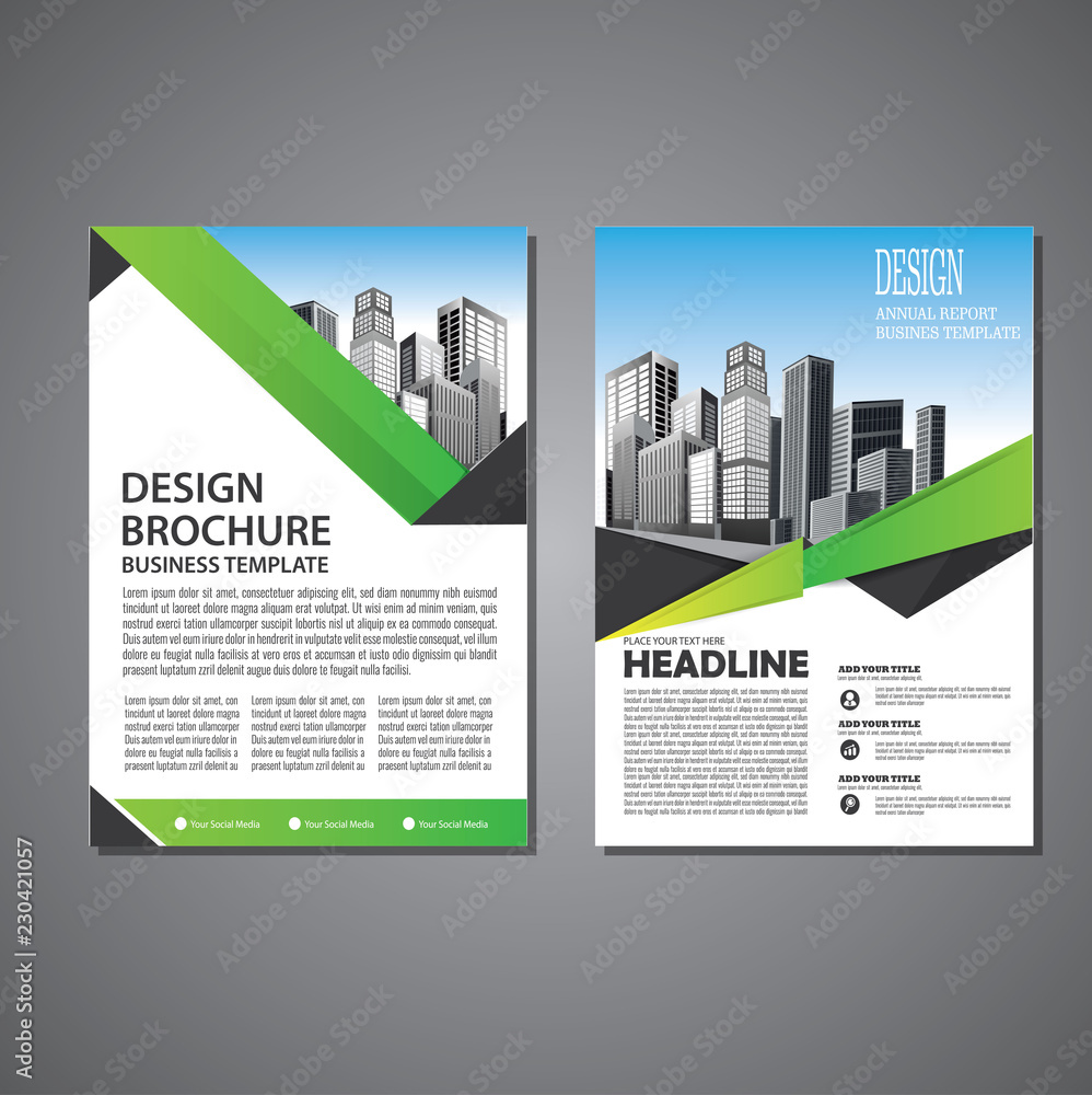 Brochure template layout, cover design annual report, magazine, flyer or booklet in A4 with blue geometric shapes on polygonal background Brochure template layout, cover design annual report, magazine, flyer or booklet in A4 with blue geometric shapes on polygonal background