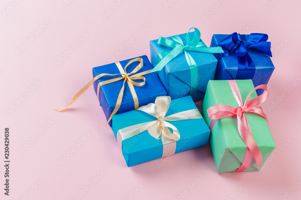gift box on color background gift box on color background