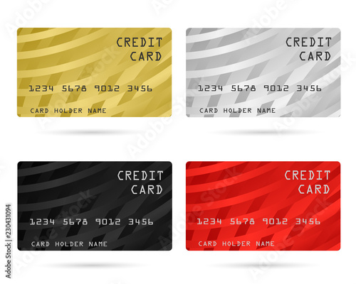 modern credit card, business VIP card, design for privilege member, member card.