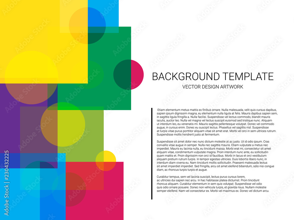 Fototapeta Vector of abstract geometric pattern and background. Minimal design. Use for modern design, decorated brochure and flyer.