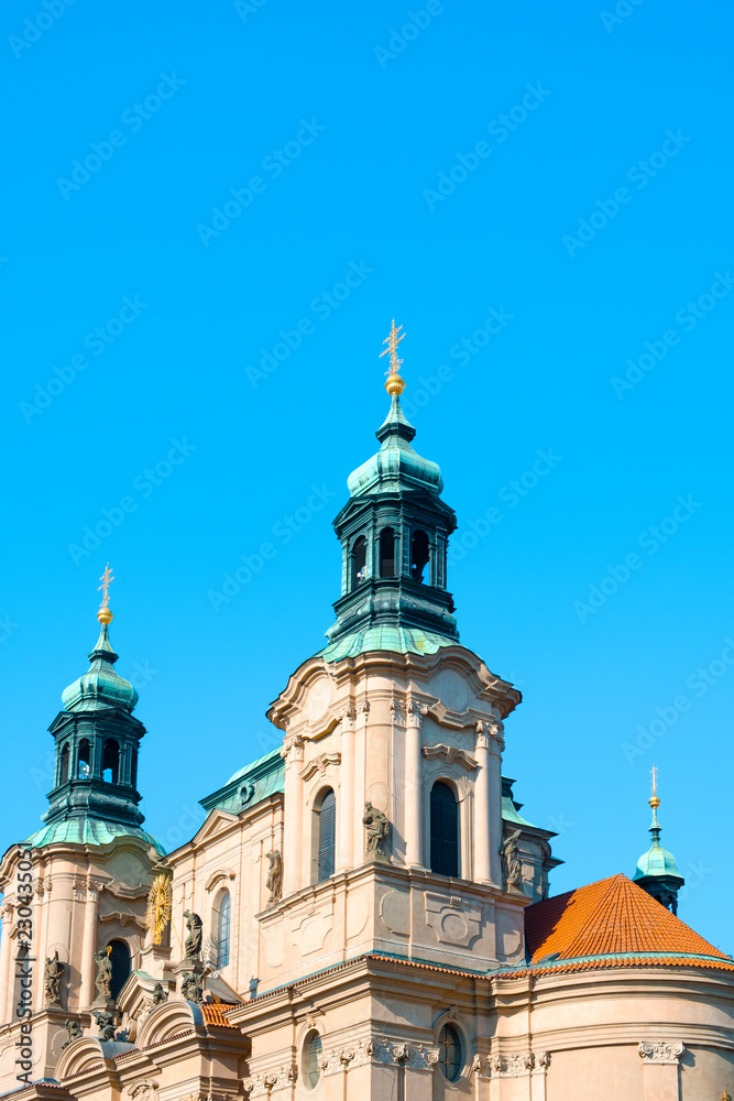 Saint Nicholas church in Prague, Czech Republic
