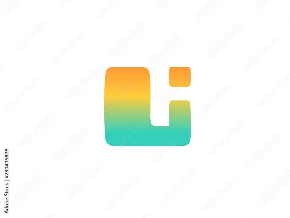 LI Initial Logo for your startup venture LI Initial Logo for your startup venture