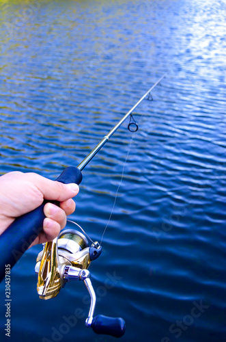 釣り竿とリール