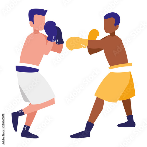 boxers fighting avatars characters