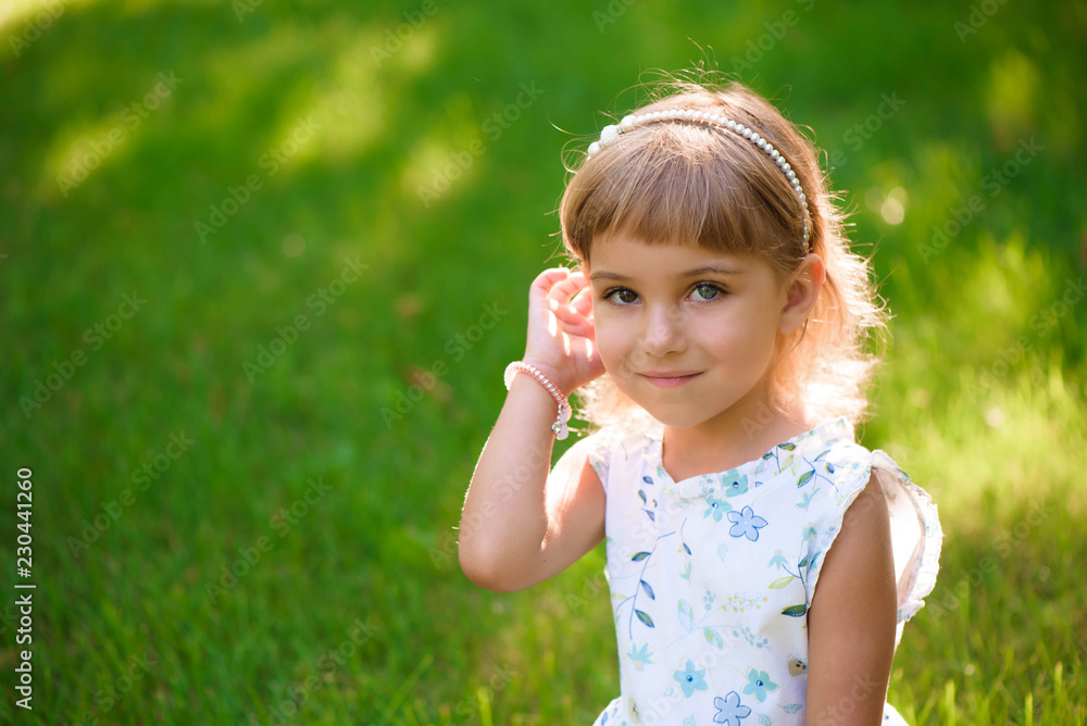 Portrait of a beautiful young little girl Portrait of a beautiful young little girl