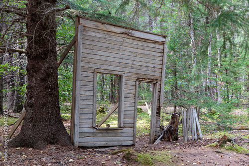 Canvas Print Klondike gold rush Historical park. Skagway Alaska.