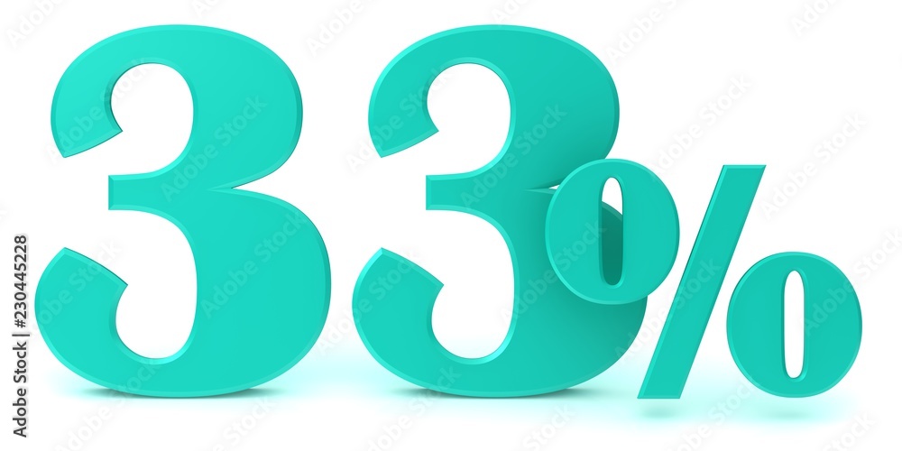 33 % sale percent sign discount symbol price off icon turquoise 33 % sale percent sign discount symbol price off icon turquoise