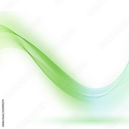 Abstract wave design element. Blue wave.layout for advertising