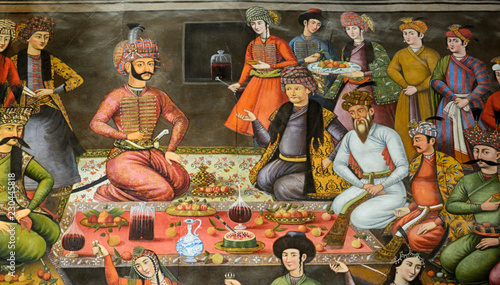 Obraz na płótnie ChehelSotoun Palace, Isfahan, Iran