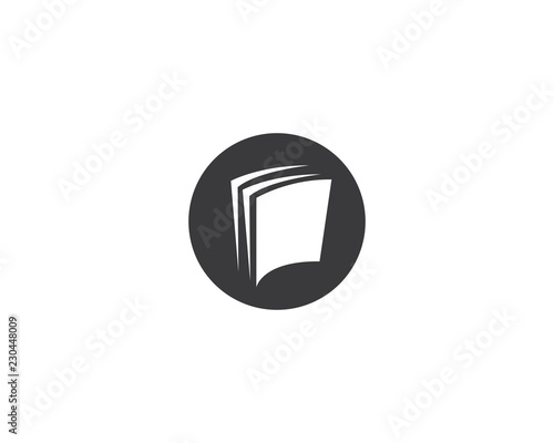 Book logo illustration