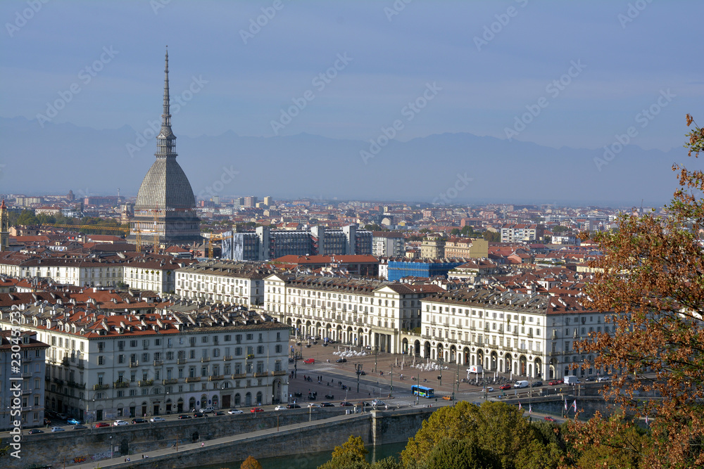 Vista panoramica della città di Torino