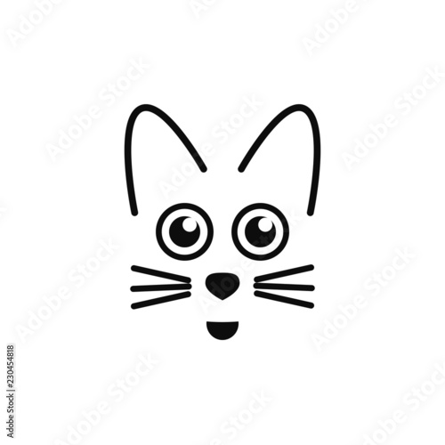 Cat vector icon
