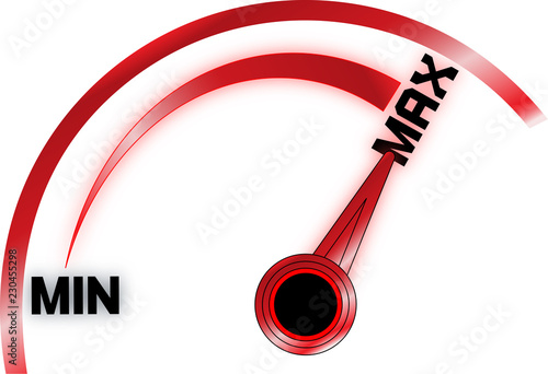 Max speed indicator - Vector