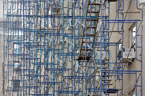 Scaffolding structure for renovation