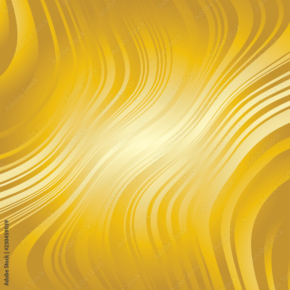 Abstract Warped Gold Lines Background Abstract Warped Gold Lines Background