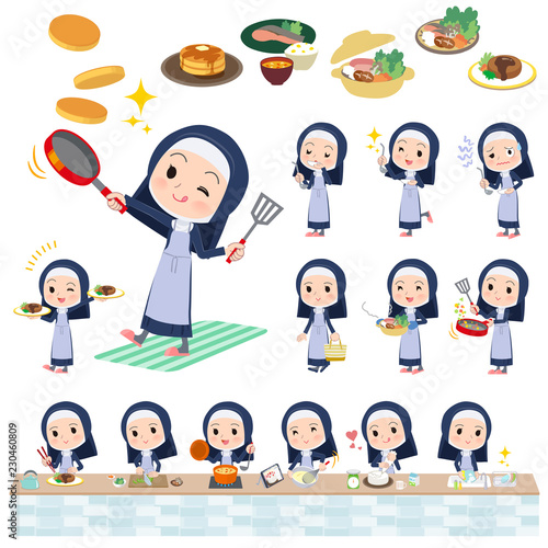 Nun women_cooking