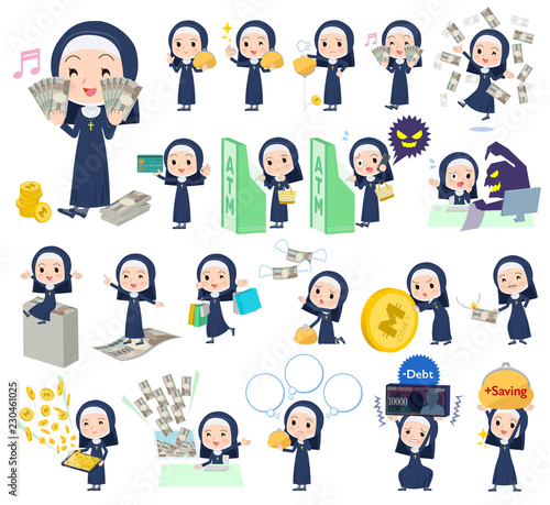 Nun women_money