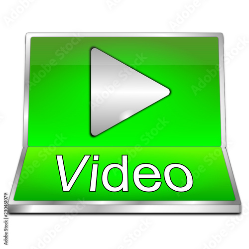 Free Download Play Video Button - 3D illustration - GFXLoad