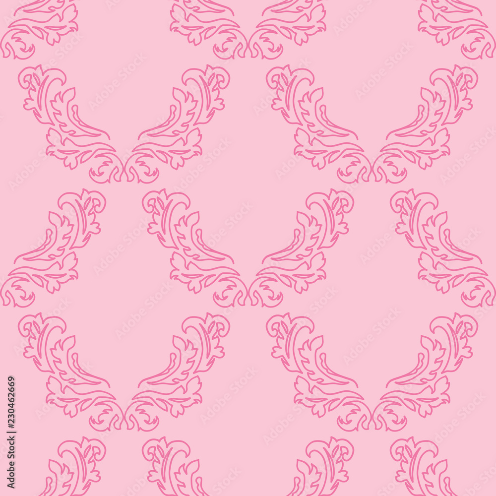 abstract floral seamless pattern with leaves abstract floral seamless pattern with leaves