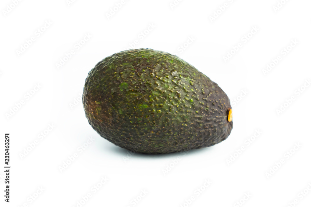 Avocado is a popular fruit in Europe and America. It has many nutrients vitamins and minerals that are very beneficial to health. Scientific name : Persea americana Mill. isolated on white background. Avocado is a popular fruit in Europe and America. It has many nutrients vitamins and minerals that are very beneficial to health. Scientific name : Persea americana Mill. isolated on white background.