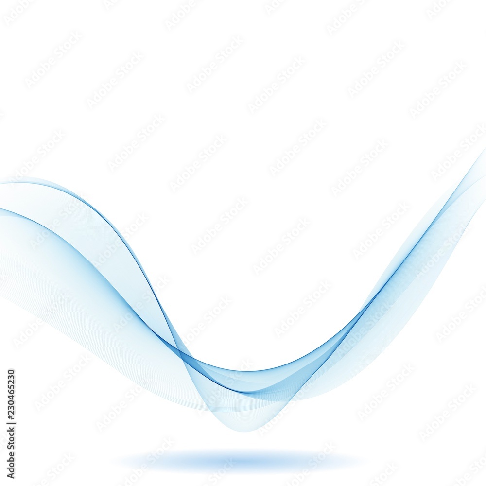 Abstract background. blue wave. layout for the presentation. idea for business design . eps 10