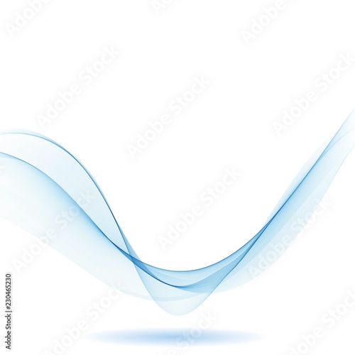 Abstract background. blue wave. layout for the presentation. idea for business design . eps 10