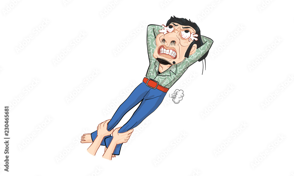 man action cartoon, vector man action cartoon, vector