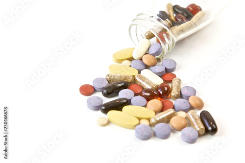 Obraz na płótnie Pills and Capsules w salonie