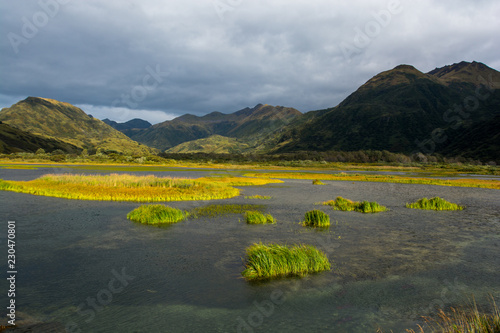 Amazing valley in Kodiak Island.