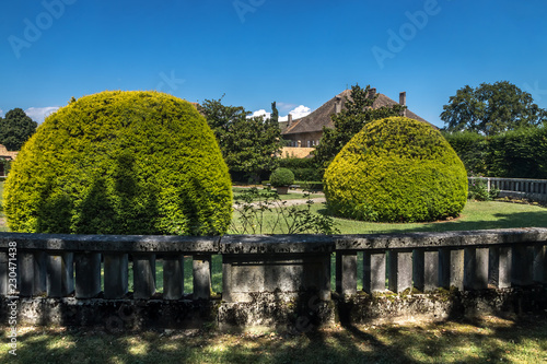 Parc du Château de Ripaille à Thonon les Bains en Haute Savoie , au bord du lac Léman photo