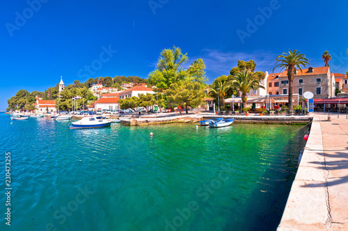 Adriatic town of Cavtat waterfront panoramic view © xbrchx