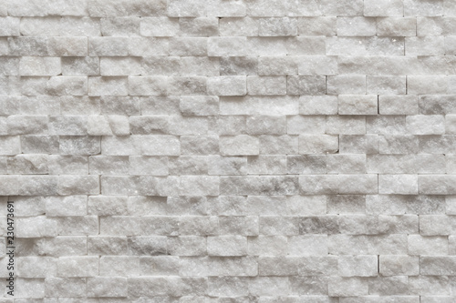 White modern decorative wall small marble brick background texture, decorative pattern quartz stone mosaic. interior decoration of the room