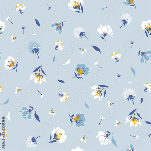 lossom  Floral pattern in the blooming botanical © MSNTY_STUDIOX