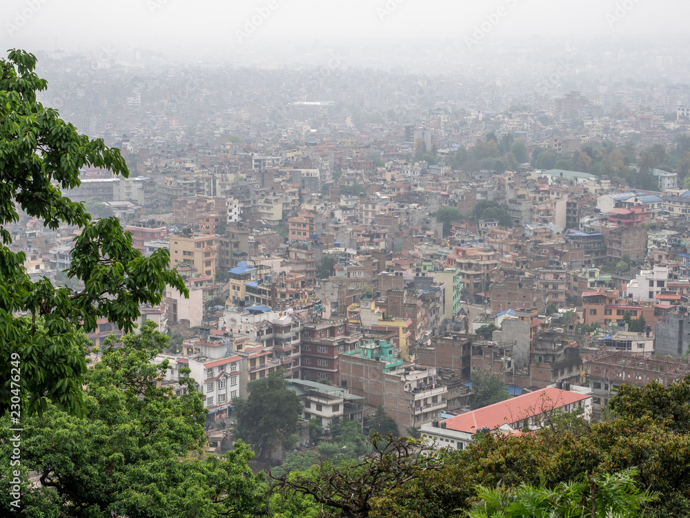 View over Kathmandu