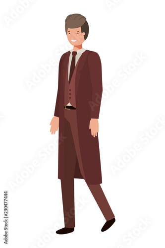 young business man avatar character