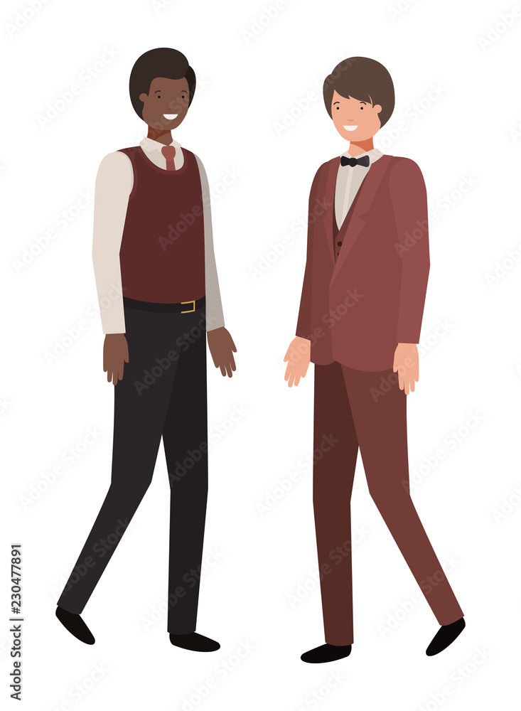 business men avatar character business men avatar character
