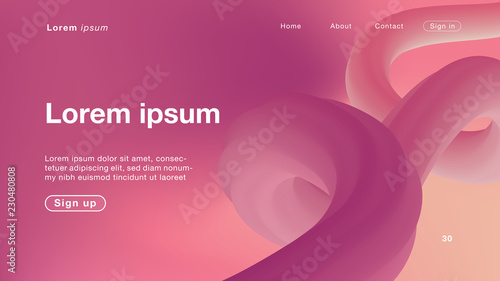 Background abstract pink curve light for Homepage