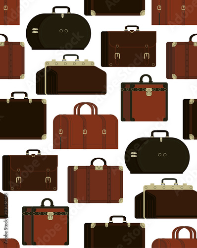 Travel different bags, backpacks, cases, luggage and set of travel bag, suitcase flat isometric icons illustration. Set of illustrations for traveling, hiking, flying, resting, resting, vacation.