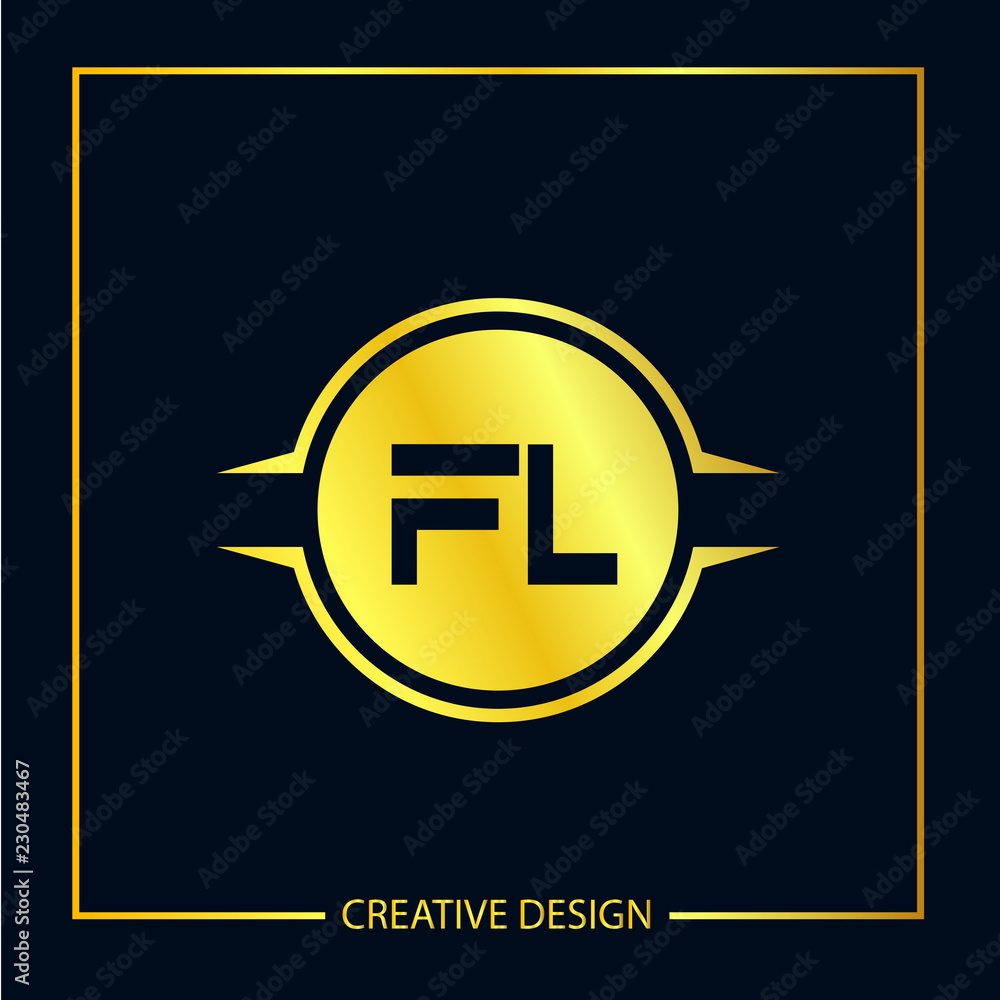 Initial FL Letter Logo Template Design Initial FL Letter Logo Template Design