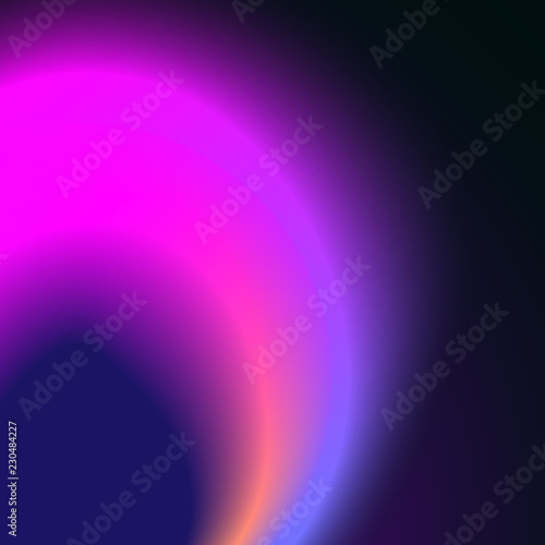 Fluid neon color cover. Vector illustration of abstract gradient liquid shape