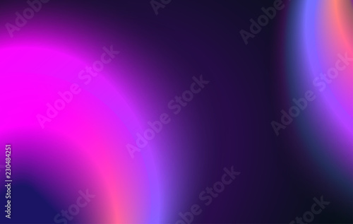 Fluid neon color cover. Vector illustration of abstract gradient liquid shape