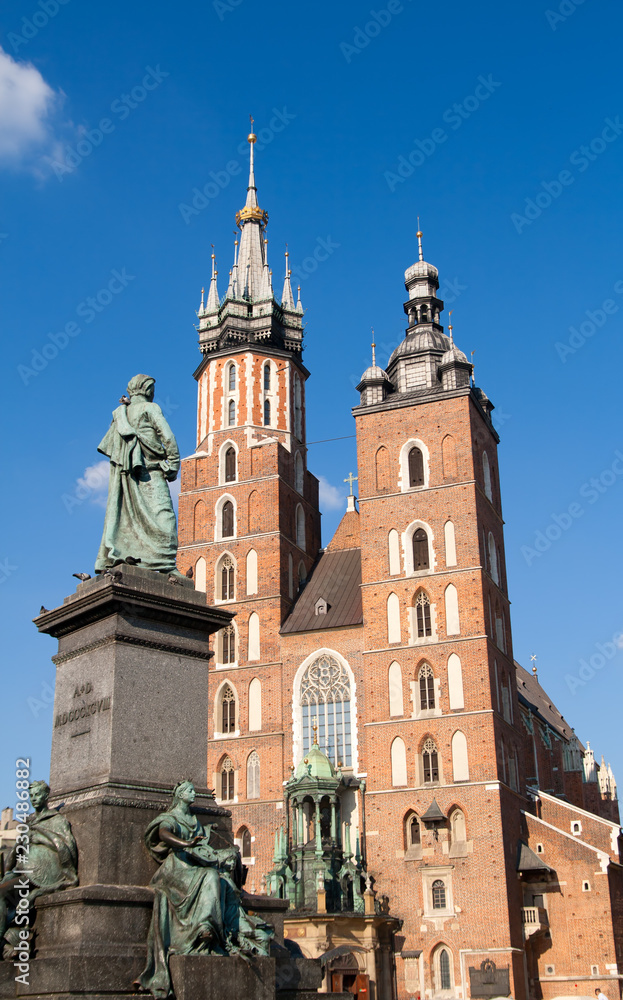 Obraz premium Mariacki Church in Cracow