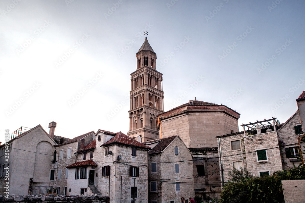 Cathedral in Split in Croatia, Balkans in Europe