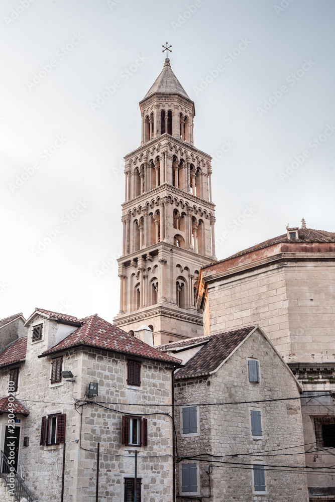 Cathedral in Split in Croatia, Balkans in Europe