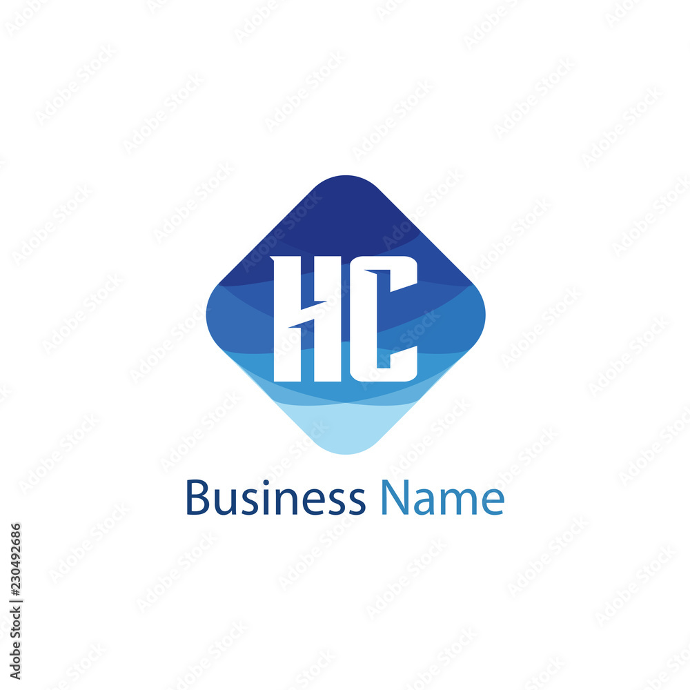 Initial Letter HC Logo Template Design Initial Letter HC Logo Template Design