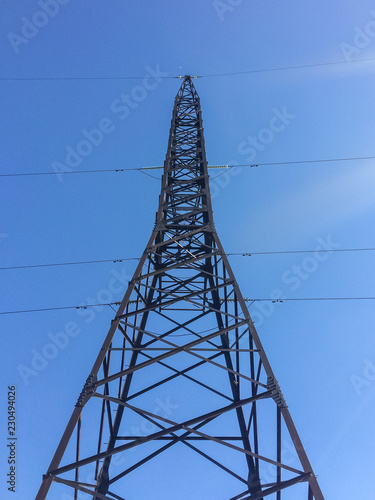 Electricity post tower